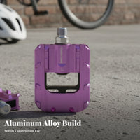 2 Pieces Folding Bike Pedals Long-Lasting Construction Folding Cycle Pedal