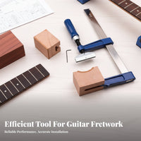 Long-Lasting Guitar Fret Press Tool Easy to Use Fret Installation Clamp Portable for Guitarists, DIY Enthusiasts, Workshop, Studio, Home