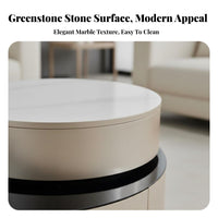 Modern Minimalist design cumulusShaped Nesting Table Set Space-Saving Living Room Furniture Rounded Corners Accent Tables Easy to Clean for Apartment Dwellers, Decor fans, Interior Designers, Lounge Area, Home Office, Bedroom