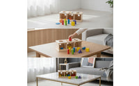 Child-Centered Wooden Shape Sorter Educational Shape Sorting Toy Sturdy Wooden Sorting Box Safe for Toddlers, Playroom, Daycare
