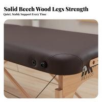 Foldable Massage Bed Water and Oil Resistant Portable Massage Table Installation Portable Spa Table for Beauticians, Home Users, Beauty Salon
