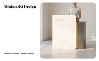 Minimalist Design Small Money Ier Desk Long-Lasting Construction Modern Retail Checkout Counter Spacious Work Surface Small Front Desk with Counter Easy to Clean for Shop Owners, Receptionists, Salon Team, Salons, Boutiques, Office, Medical Office