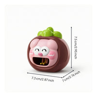 Plastic Pretend Feeding Toy Glossy Toy with Feeding Slot Handheld Play Figure Compact for Toddlers, Kids, Home, Daycare