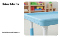 Sand and Water Table Rounded Edges Sand and Aquatic Play Table All in Single children's Play Desk with Chairs for Young Children, Girls, Playroom