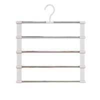 Multi-Layer Pants Hanger Stainless Steel Closet Organizer Easy to Use Household Storage for Wardrobe