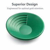 Gold Washing Pan for Sand Gravel, Lightweight Panning Kit for Outdoor, Manual Sieveing Use, Gold Prospecting Pan, Sand Washing Tool