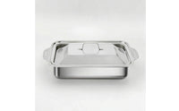 Deep Tray with Handles Deep Roasting Pan Effortlessly to Clean Roasting Pan with Handles for Home Cooks, Chefs, Oven, Kitchen, Restaurant