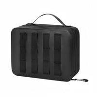Removable Dividers Wide Mouth Tool Bag Reinforced Handle Portable Tool Organizer Elastic Loops Work Gear Multiple Pockets for Engineers, Electricians, Outdoor