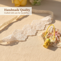 Doll Clothes Set for 15cm Dolls - Summer Floral Dress with Lace Headscarf & Bag