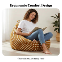Portable Transformable Lounger Bed Ergonomic ofsign Teardrop Lounger Multi-Positional Bean Bag Machine cleanable Cover for Adults, Stuofnts, Living Room, Balcony, studying corner, Playroom