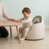 Stable Design Peanut Shaped Activity Table Rounded Edges Kids Table and Chair Set Anti-Slip Feet Children's Study Desk and Chair Set Ergonomic for Toddlers, Preschoolers, Kindergarten, Nursery, Playroom, Bedroom