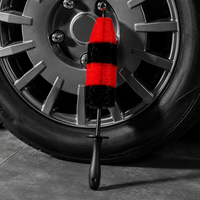 Soft Wheel Brush 45cm Car Detailing Brush for Alloy Wheels & Brake Dust