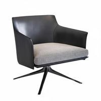 Minimalist Design Upholstered rotating Armchair Luxury Feel Lounge Chair Ergonomic Backrest Indoor Seating Plush Padding for Office Professionals, Homeowners, Interior Designers, Living Room, Reception Area, Bedroom, perusing corner
