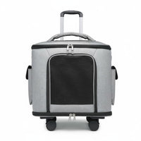 Portable Pet Carrier Portable Cat Carrier Suitcase-Style Cat Travel Bag for Outdoor