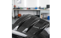 Sporty Look Carbon Fiber Pattern Mirror Caps Self Carbon Fiber Pattern Trim Scratch Protection Vehicle Body Styling Kit Weather Resistant