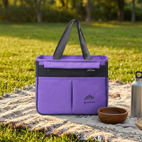 Insulated Meal Bag Portable Lunch Tote with Front Pocket for Office, Picnic, Camping