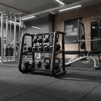 Dumbbell and Kettlebell Organizer Multifunction Kettlebell -Saving Gym Equipment Organizer for Fitness Users