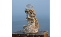European Style Resin Ornament Detailed Sculpting Celestial Fairy Statue Ornate Mythical Maiden Sculpture for Courtyard, Hotel