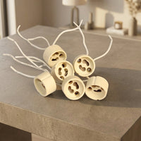 GU10 Lamp Holder with Ceramic Base for Halogen Bulbs, High Temperature Resistant Ceramic Socket for DIY Lighting