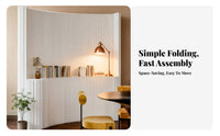 Foldable Accordion Paper Divider Multi-Functional Folding Screen Flexible Shape Room Partition Easy to Assemble for Event Planners, Home Office Workers, cosmetic studio, showcase, Studio Apartment, Retail outsidelet