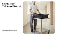 Heavy-Duty Commercial Kitchen Trash Can Sturdy Restaurant Bus Bin High Capacity Commercial Bus Tub Easy to Clean for Hotel Team, Caterers, Janitors, Hotels, Restaurants, Cafeterias, Food Courts