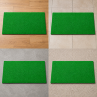 Golf Hitting Mat Indoor Outdoor Practice Swing Mat Rubber Base Non-slip with Ball Tee