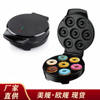 110V 7-Hole Donut Maker Breakfast Machine with Heating Tube