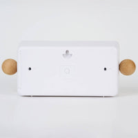 Compact Automatic Flip Clock ABS Plastic Retro Flip Desk Flip Clock Rounded Corners Desktop Decor Decorative