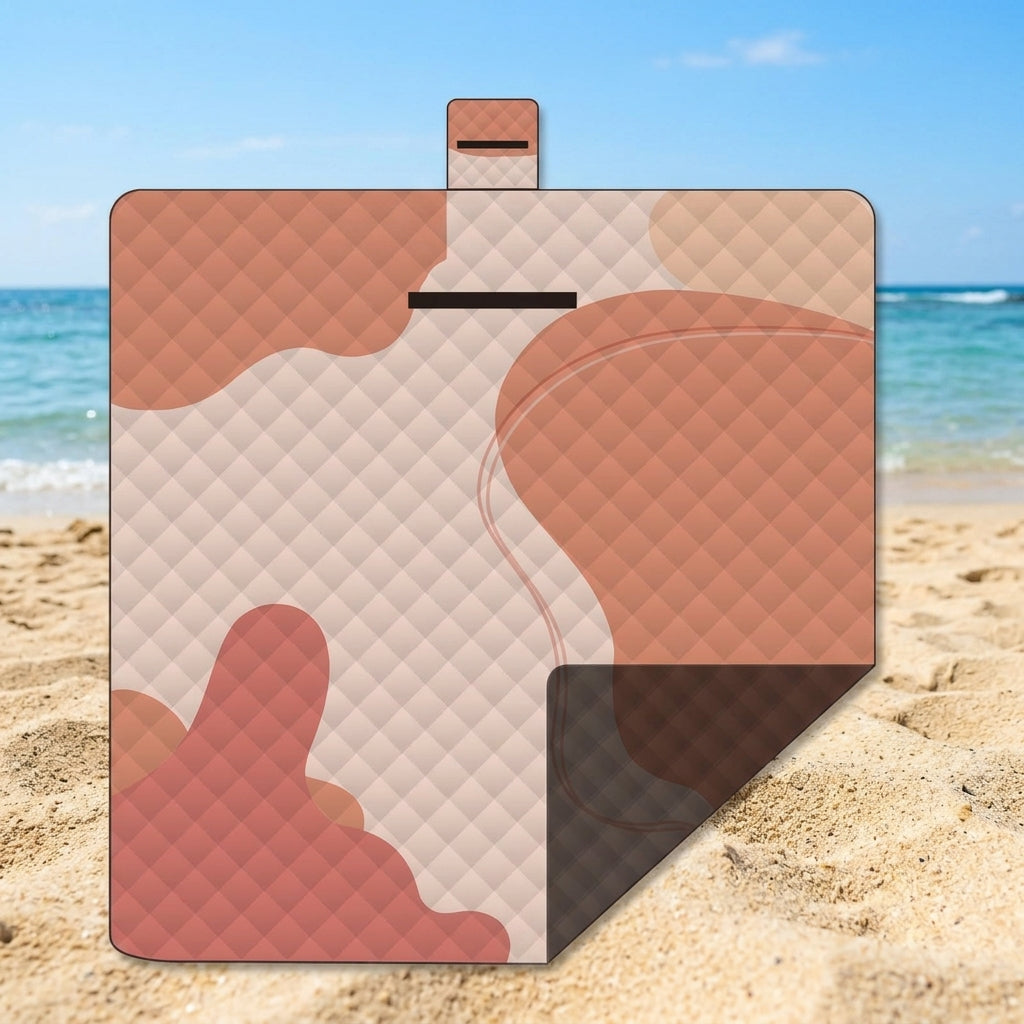 Picnic Blanket with Printed Game Board for Family Picnic, Large Waterproof Play Mat and Beach Mat, Extra Large 200*200cm Pongee Camping Mat