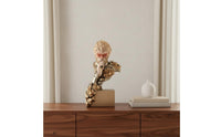 Artistic Craft Victorious Fighting Buddha Figurine Unique Design Fighting Buddha Figurine Detailed Carving Monkey King Bust Premium Finish for Collectors, Living Room, Office, Entryway
