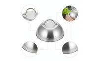 BBQ Dome Cover Stainless Steel Griddle Cover with Handle Brushed Grill Lid for Backyard Cooks, Outdoor Cooking
