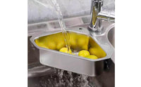 Rapid Draining Triangular Sink Food Catcher Multi-Purpose Corner Sink Strainer Basket