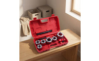 Ratchet piping Threader Kit Compact piping Threading Machine with Case Heavy Duty Tool for Plumbers, Pipefitters