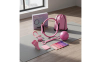 13 Pieces Multi-Level Resistance 13 Piece Home Workout Kit Portable Pilates Circle Circle Set Non-Slip Full Body Exercise Set Sturdy Fiberglass for Travel