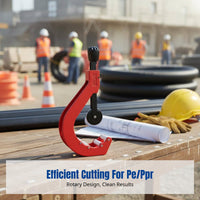 PE PPR Pipe Cutter, Rotary Large Diameter Scissors, Aluminum Alloy Frame, Multiple Size Options