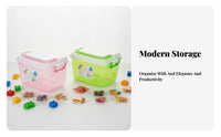 Portable Storage Case Transparent Design Handled Storage Case clear frame