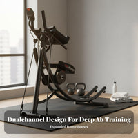 Core Glider Fitness Light Commercial Grade Fitness Ab Machine Machine Ergonomic Design Abdominal Contraction Coaster