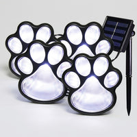 Solar Lights Outdoor Garden Decor for Pet Lovers, 4 Pack Garden Lights with Separate Panel, Solar Powered Garden Lights, LED Night Lights Gift
