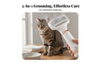 2-in-1 Pet Hair Dryer Brush Quick Dry 2-in-1 Pet Dryer Brush Low Noise