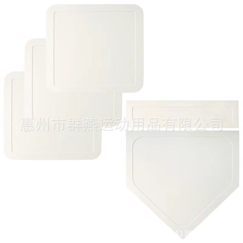 Rubber Baseball Home Plate Set of 5 Pieces with Multiple Color Options