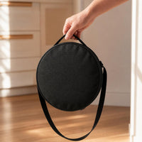 Round Storage Bag Portable Round Bag with Shoulder Strap Adjustable for Commuters, Commuting