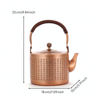 Copper Kettle Premium Copper Water Kettle Elegant Boiling Vessel for Office