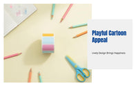 Personal Name Sticker Roll, Reward Stationery Labels, Colorful Classification, Easy to Write, Cute Cartoon Design