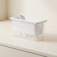 Plant Pots and Flower Pots for Window Sill, Self Watering Trough Planter, 23*8.7cm Vegetable Planter with Inner Pot, Modern Window Boxes Pack