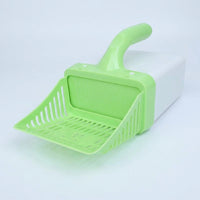 Cat Sifter with Holder Waste Bin, PP Material Sifter with Small Round Holes, Unified Handle Design for Kitten Waste and Cat Owners