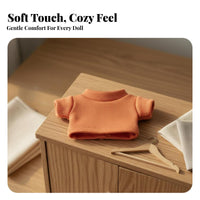 13cm Doll top Color Doll T-Shirt DIY Fun Miniature Short Sleeve Shirt