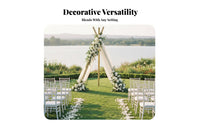 Lashed Pole Tripod Versatile Event Decoration Rustic Design Support Structure for Campers, DIY Enthusiasts, Outdoor, Camping, Weddings