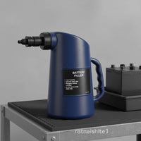 2 L 2L Capacity Auto Shutoff Battery Filler Automatic Shut-Stop Lead-Corrosive Battery Filler Prevents Overfilling Lead Corrosive Liquid Filling Tool Spill Avoidance for Mechanics, DIYers, Garage, Workshop