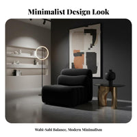 Lowheight Block Sofa Minimalist Design Reconfigurable Foam Block Sofa Wabi-Sabi Aesthetic Living Room Furniture for Renters, Open-Plan Space, Studio