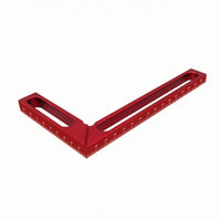 Right-Angle 90-Degree Carpenter Square Cutout Openings Aluminum Carpenter Square Engraved Markings L-Shaped Measuring Ruler Scribing